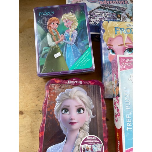 359 - New Boxed & Sealed Disney Frozen Games Inc Where's Olaf  etc.