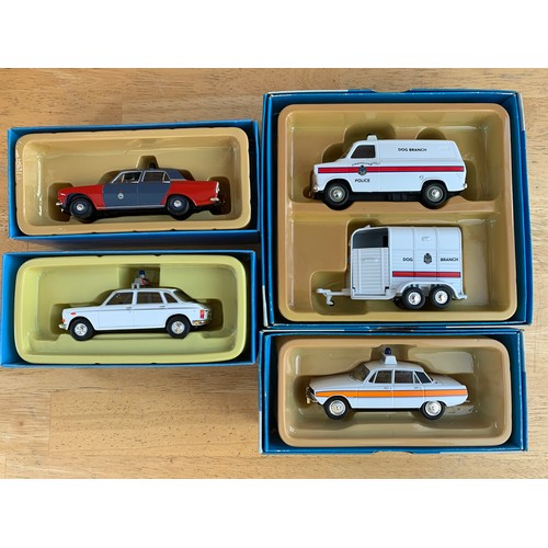 85 - Vanguards 1:43 Limited Edition Vintage Police Vehicles x 4