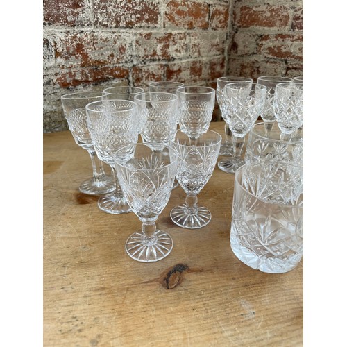 280 - Large Group of Vintage Quality Glassware