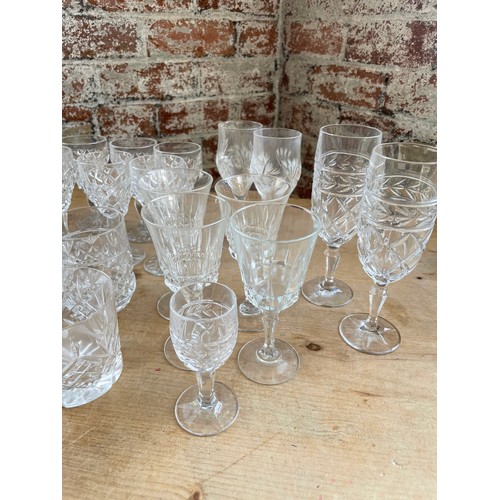 280 - Large Group of Vintage Quality Glassware