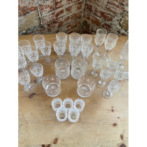 280 - Large Group of Vintage Quality Glassware