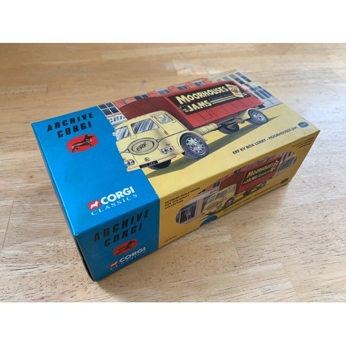 88 - Corgi Archive ERF KV Box Lorry - Moorhouses Jams Livery