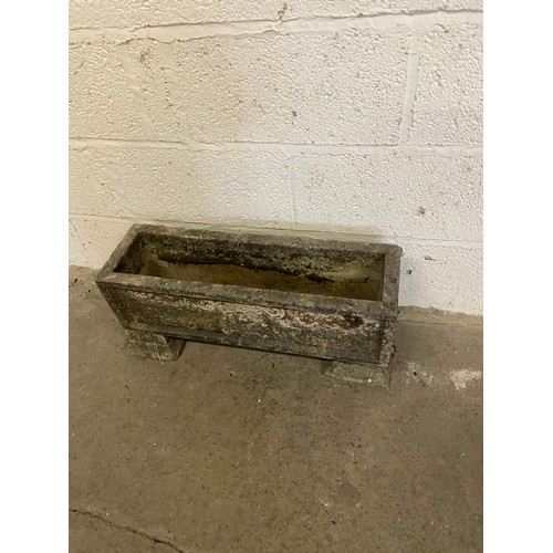 330 - Weathered Cast Stone Planter