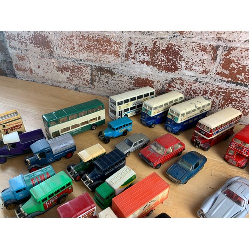 111 - Large collection of Mint and Play Worn Corgi Die Cast buses, Vintage and Other Vehicles (see all pic... 