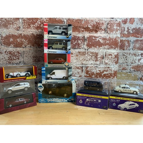154 - Collection of Boxed Die Cast Cars from Various Manufacturer