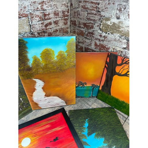 371 - Seven Original Signed Paintings