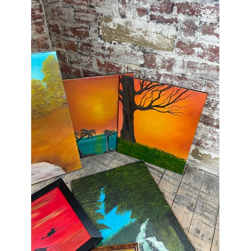 371 - Seven Original Signed Paintings