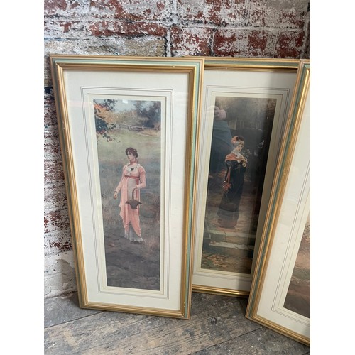 372 - Four Nicely Framed Marcus Stone R.A, A Reverie Prints