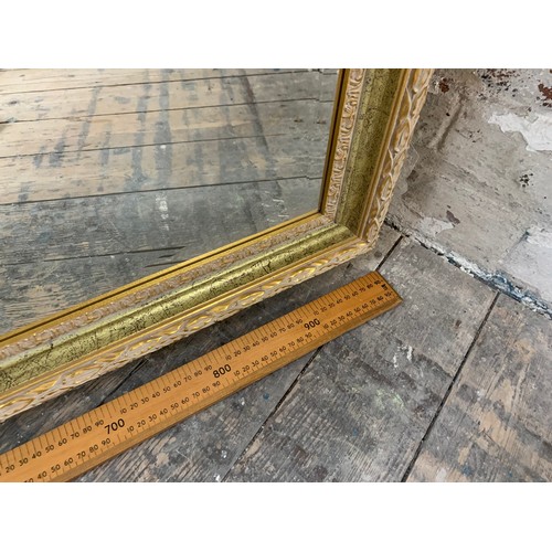 414 - Gilt and Marble Effect Framed Mirror