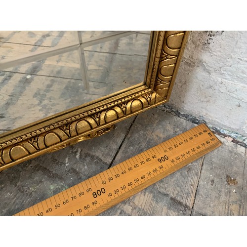 415 - Gilt Framed Bevelled Glass Mirror With Cut Glass Detailing