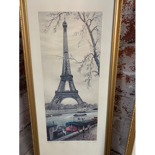 381 - Pair of Parisienne Prints By Ortiz Alfau