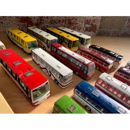 159A - Collection of Largely Corgi and EFE Liveried Coaches