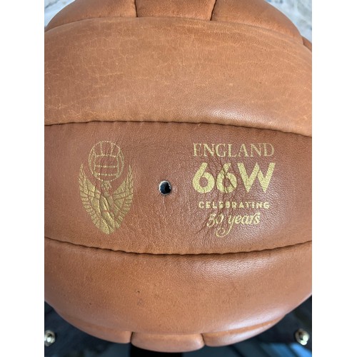 19A - 1966 England Winning the World Cup 50th Anniversary, Limited Edition Replica Match ball signed by Ja... 