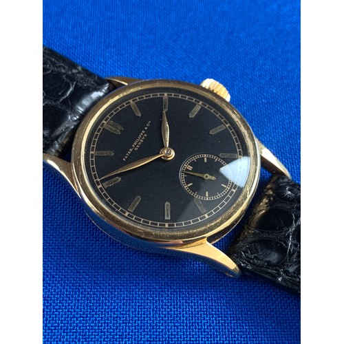 81 - Patek Philippe & Co. Genève Calatrava 1936 18ct Gold Vintage Watch - Rare

With Patek Philippe 