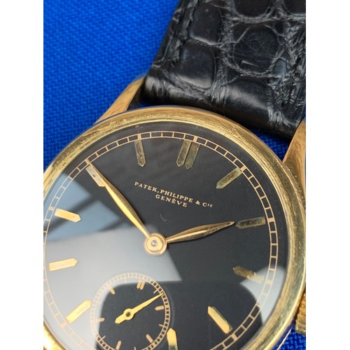 81 - Patek Philippe & Co. Genève Calatrava 1936 18ct Gold Vintage Watch - Rare

With Patek Philippe 