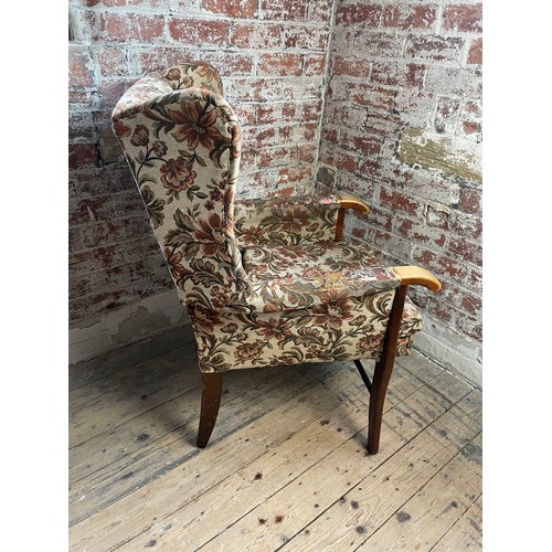 409 - Vintage Wingback Fireside Chair