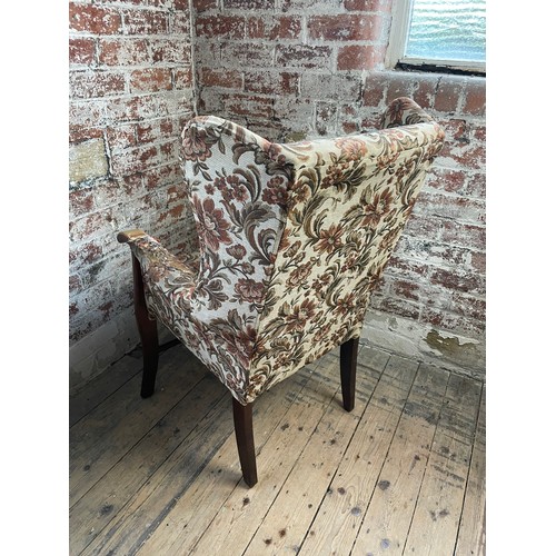 409 - Vintage Wingback Fireside Chair