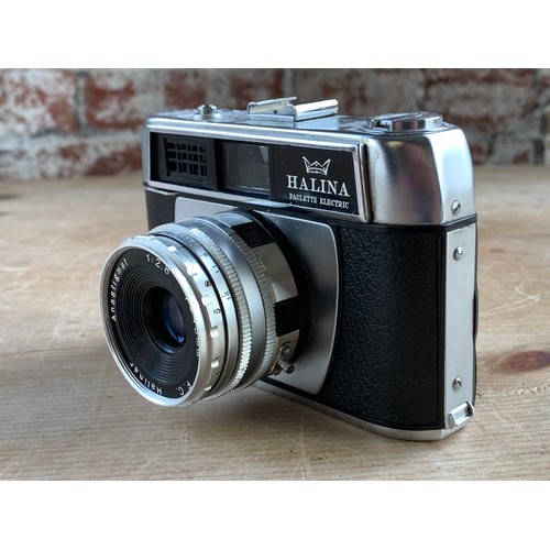 349 - Vintage Halina Paulette Electric 35mm Camera