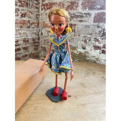 16 - Pelham Puppets 1940's Bendy Boxed Articulated Doll