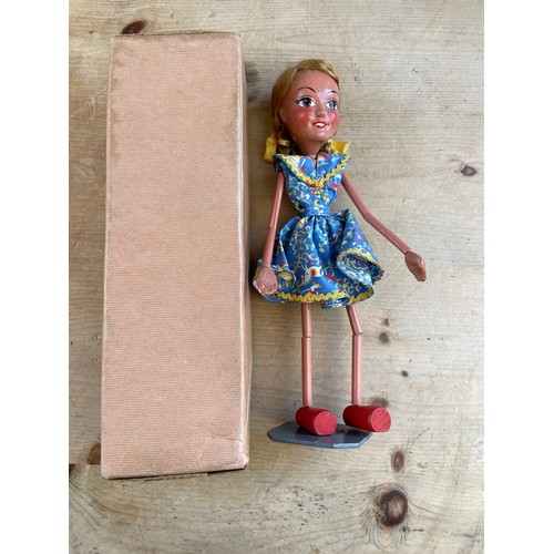 16 - Pelham Puppets 1940's Bendy Boxed Articulated Doll