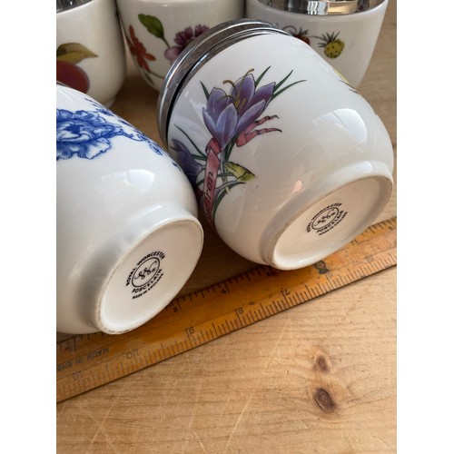 111 - Six Royal Worcester Egg Coddlers 3x Maxime Size & 3x Jumbo Size