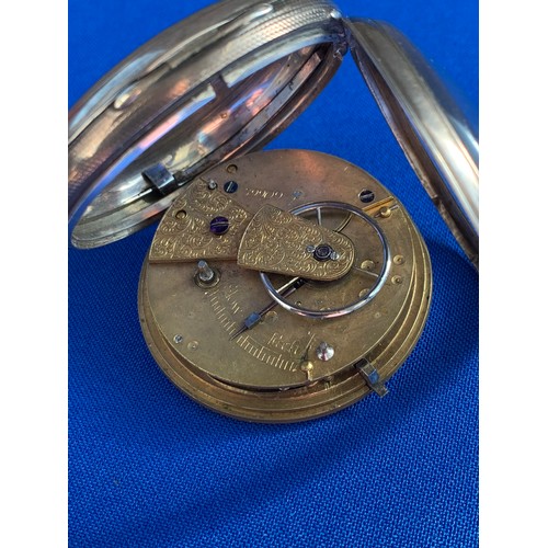 78 - 1860 Silver Cased Pocket Watch