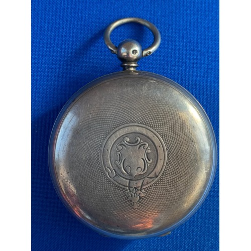 78 - 1860 Silver Cased Pocket Watch