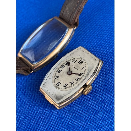 79 - Vintage ROLEX - 9ct Gold Ladies Rolex Watch circa 1930's