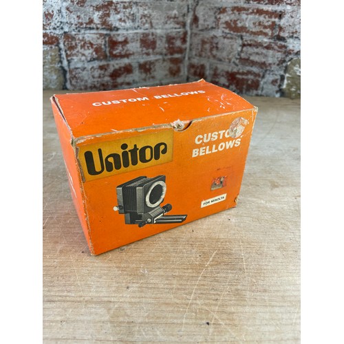 352 - Vintage Boxed Unitor Custom Bellows For Minolta Cameras