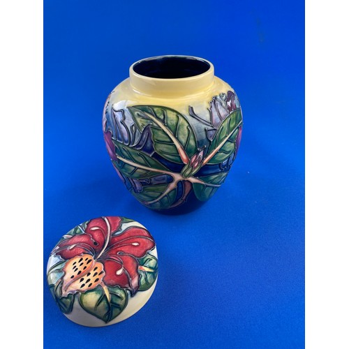 96 - Moorcroft Simeon Design Ginger Jar Signed WM