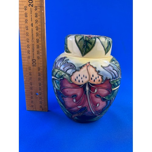 96 - Moorcroft Simeon Design Ginger Jar Signed WM