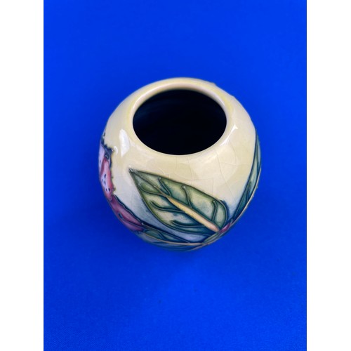 97 - Small Moorcroft Simeon Pattern Vase