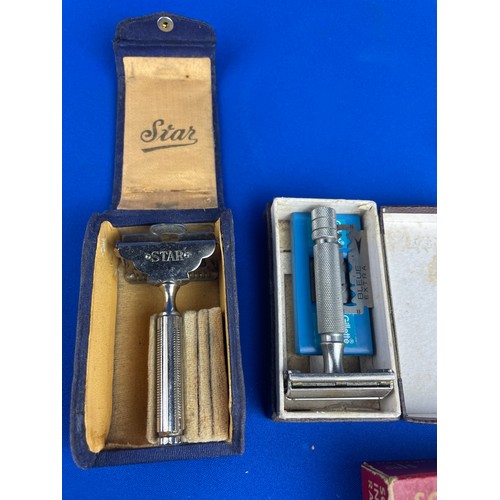 227 - Five Vintage Razors Including Gillette