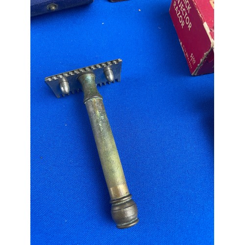 227 - Five Vintage Razors Including Gillette