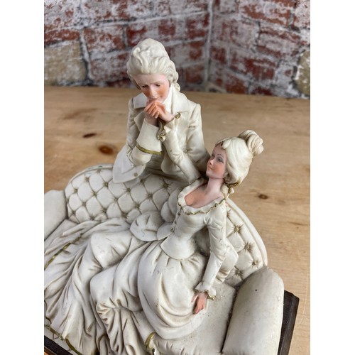 231 - A. Belcari Figurine, Courting Couple Made In Italy