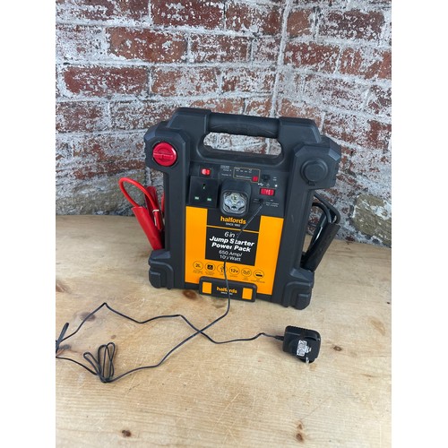 371 - Halfords 6 in 1 Jump Starter Pack 650 Amp / 100 Watt