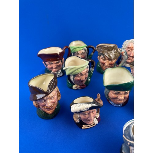 104 - 20 Small Royal Doulton Toby Jugs