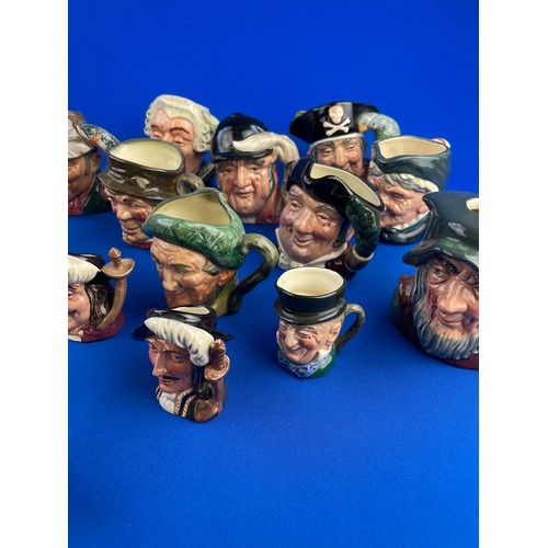 104 - 20 Small Royal Doulton Toby Jugs