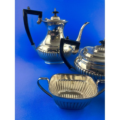 241 - Quality Silver Plate Tea & Coffee Set By EHP Sheffield