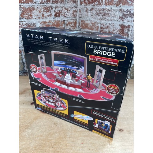 46 - Star Treck U.S.S. Enterprise Bridge Play Set Boxed By Playmates 2009