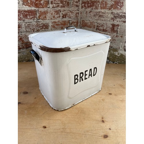 209 - Vintage Enamel Bread Bin