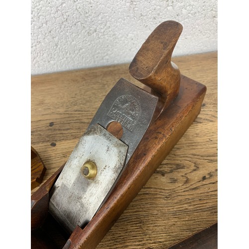 333 - Vintage Earnshaw Bros. Sheffield Woodworking plane, Vintgae German Level, Two Moulding Planes etc.