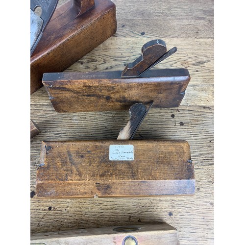 333 - Vintage Earnshaw Bros. Sheffield Woodworking plane, Vintgae German Level, Two Moulding Planes etc.