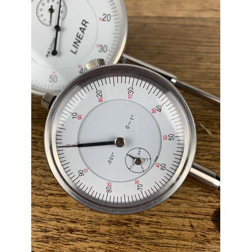 334 - Metric and Imperial Dial indicators - 0.01mm and 0.001