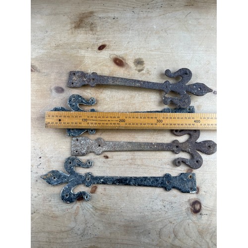 181 - Old Iron Hinge Straps