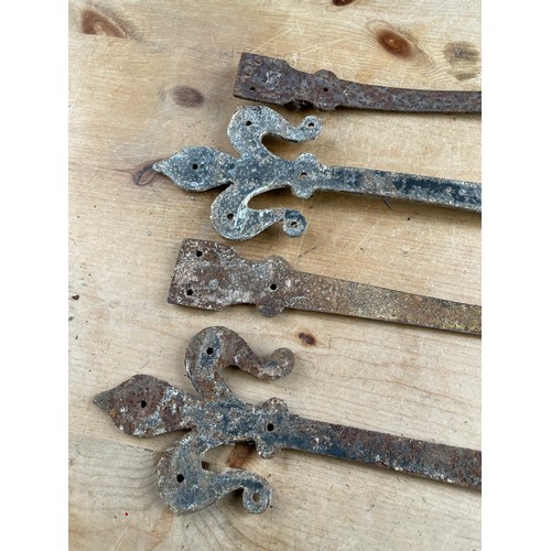 181 - Old Iron Hinge Straps