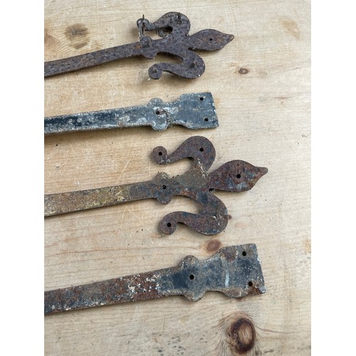 181 - Old Iron Hinge Straps