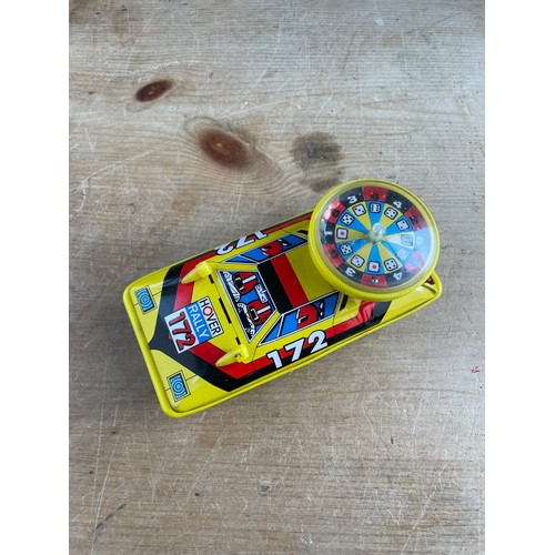 43 - Vintage Tin Hover Rally Car Roulette Game