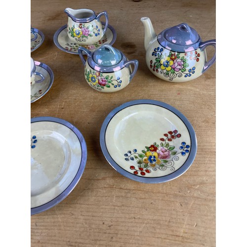 192 - Vintage Children's Fine Bone China Tea Set