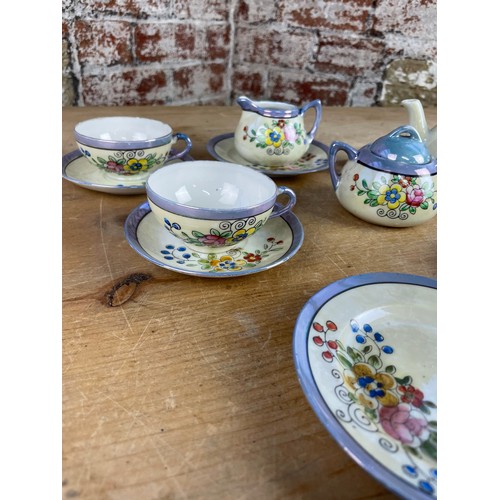 192 - Vintage Children's Fine Bone China Tea Set